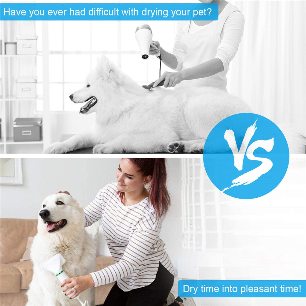 Portable 2-in-1 Dog Hair Dryer