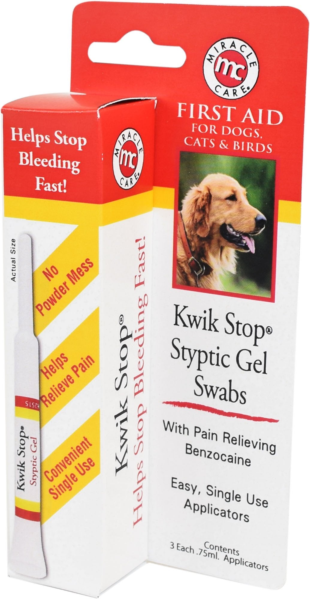 Miracle Care Kwik Stop Styptic Swabs