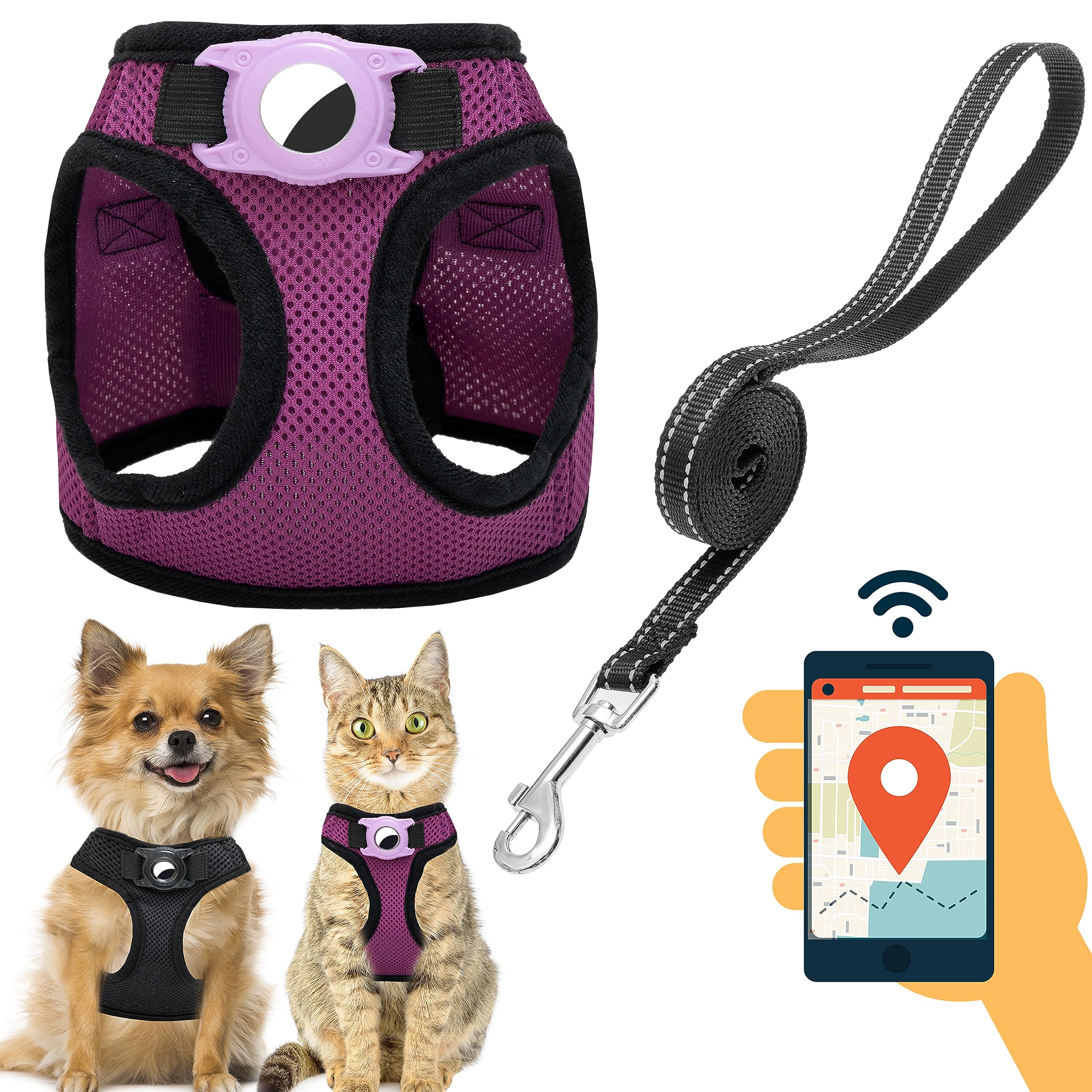 JVVGPET No-Pull Harness & Leash Set