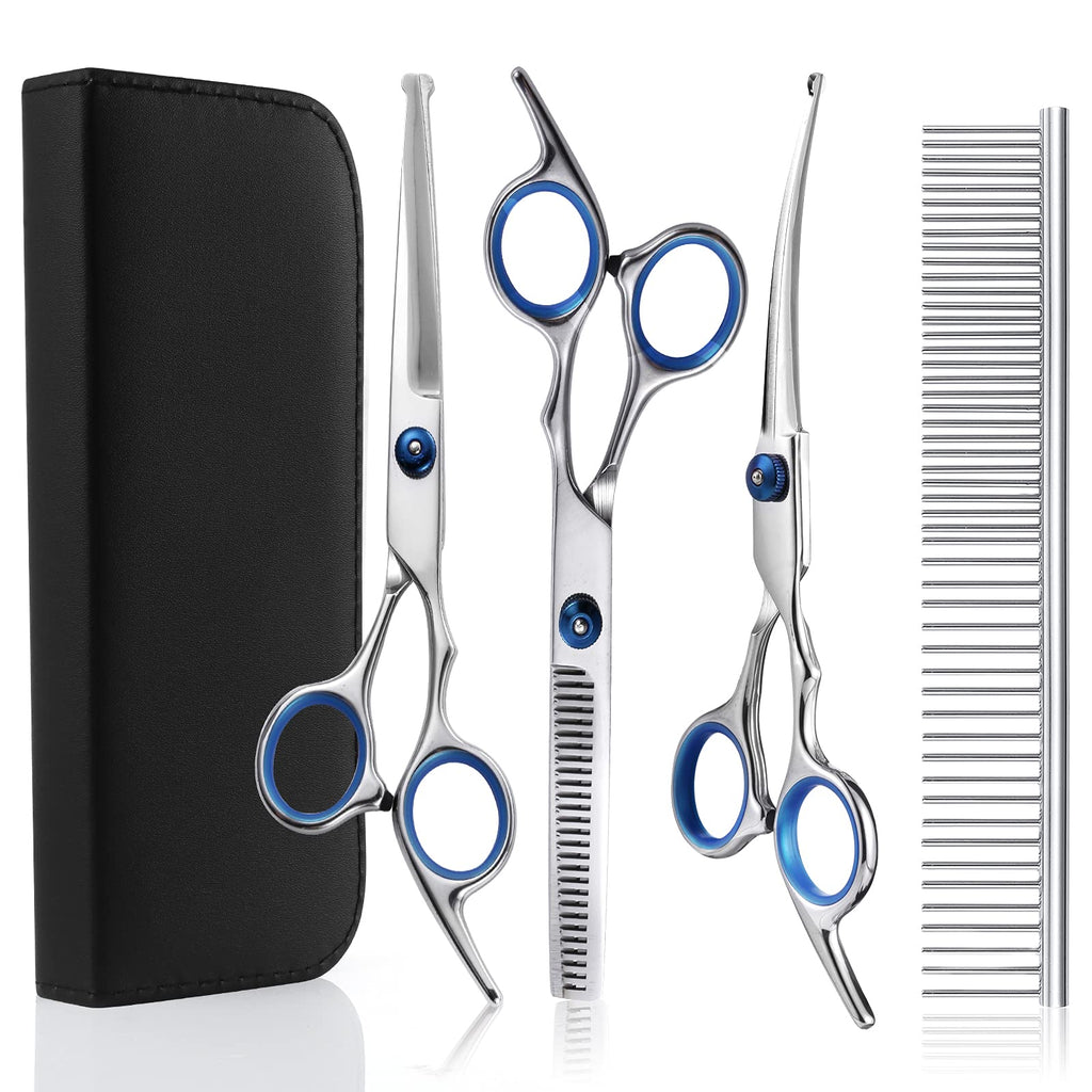 Liren 5-in-1 Dog Grooming Shears Set