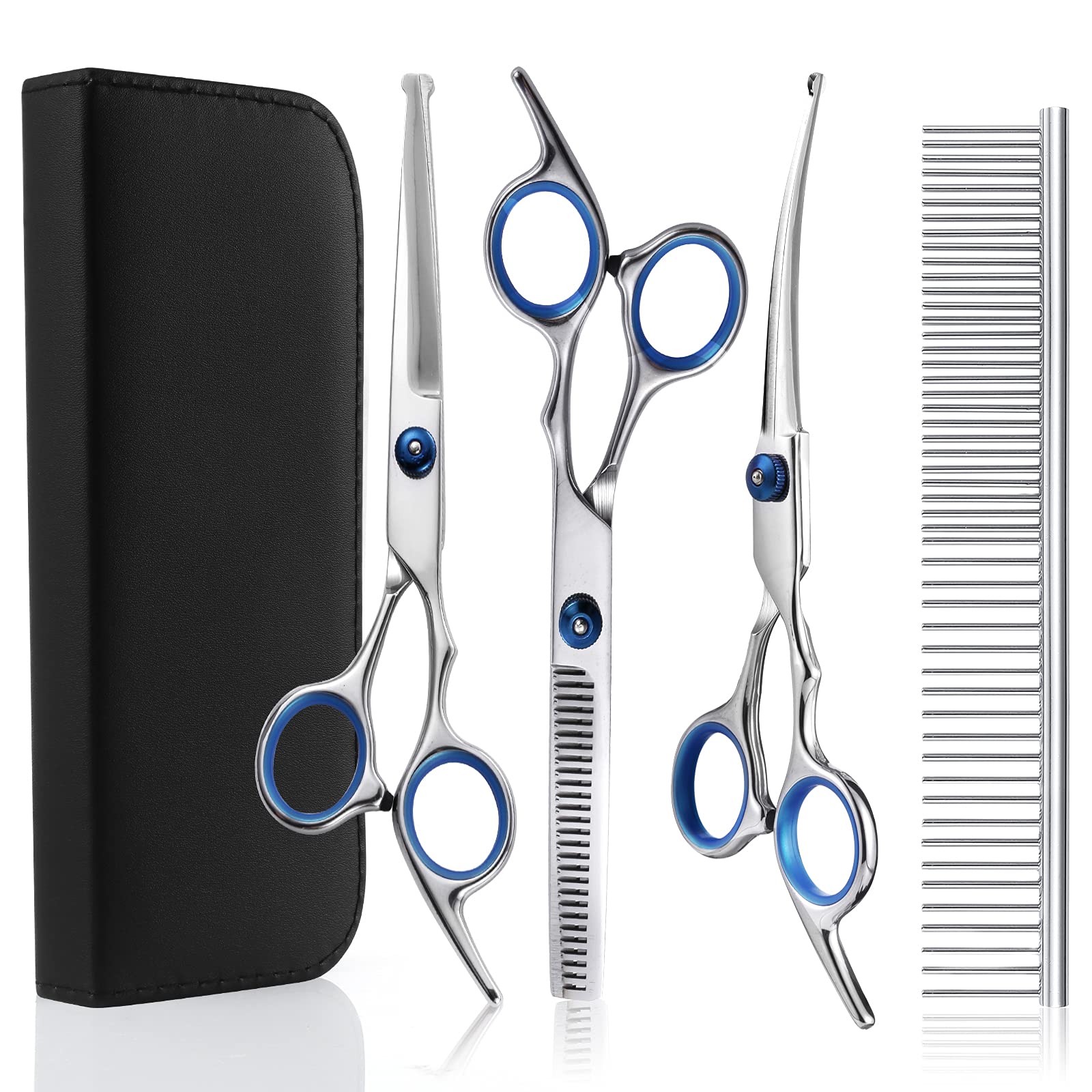 Liren 5-in-1 Dog Grooming Shears Set