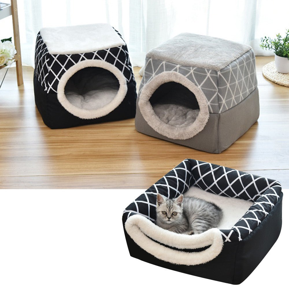 Pet Bed Villa — Dual-Use Space Capsule