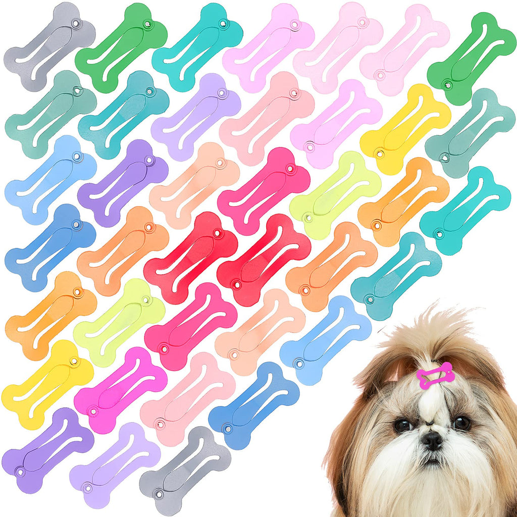 40-Pc Puppy Hair Clip & Bow Set