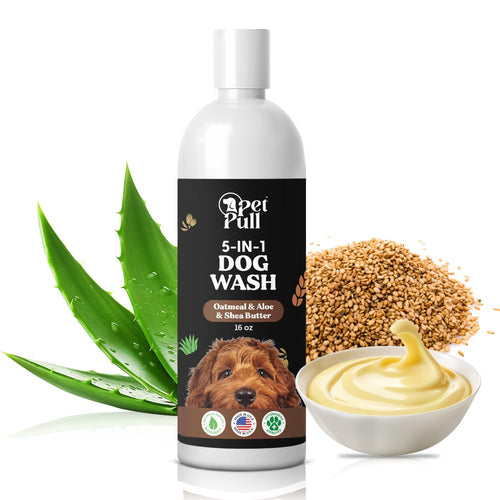 5-in-1 Plant-Based Dog Wash, Oatmeal & Shea