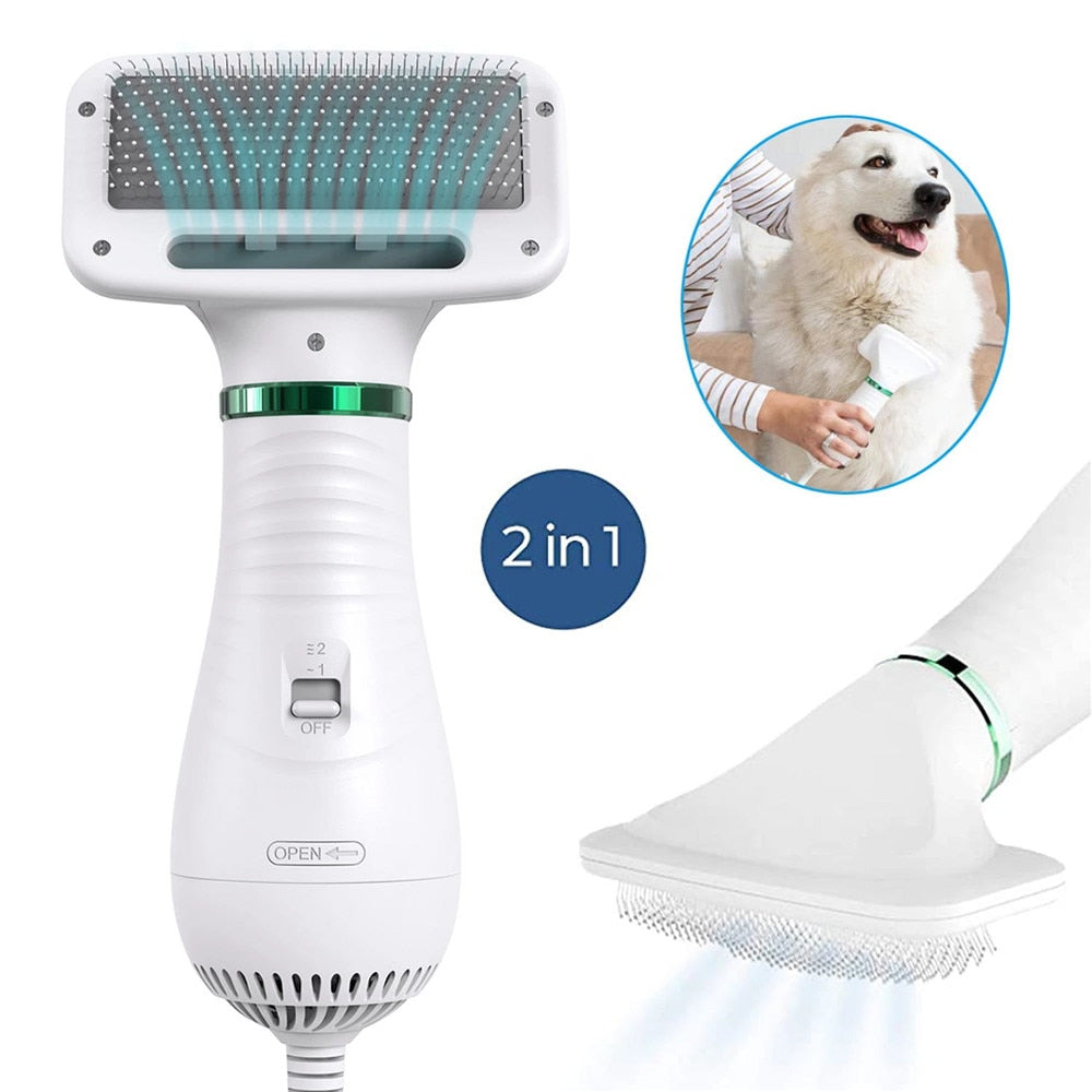 Portable 2-in-1 Dog Hair Dryer