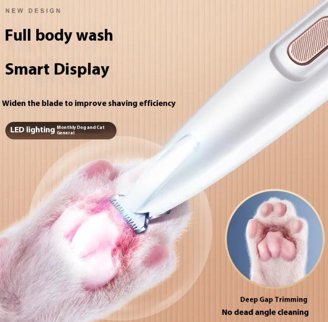 Pet Paw Trimmer with LED Light