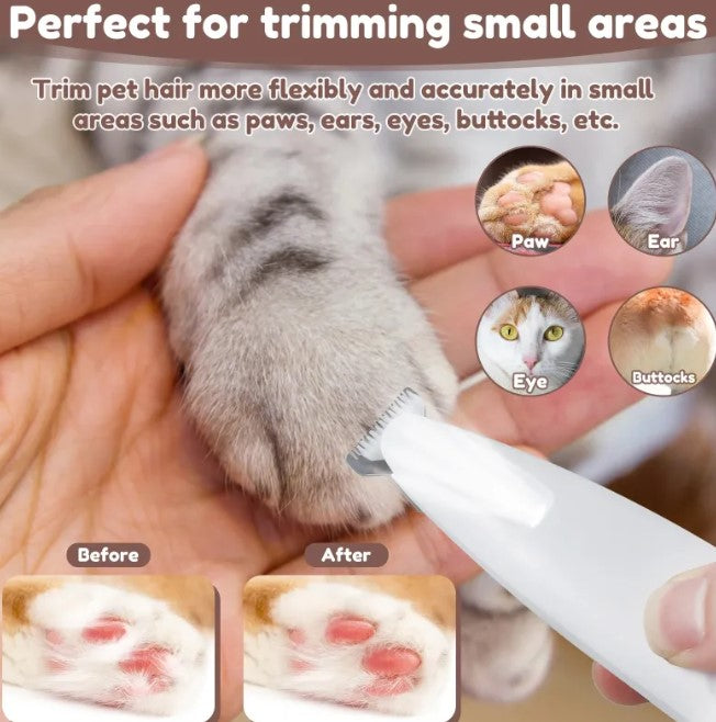 Pet Paw Trimmer with LED Light