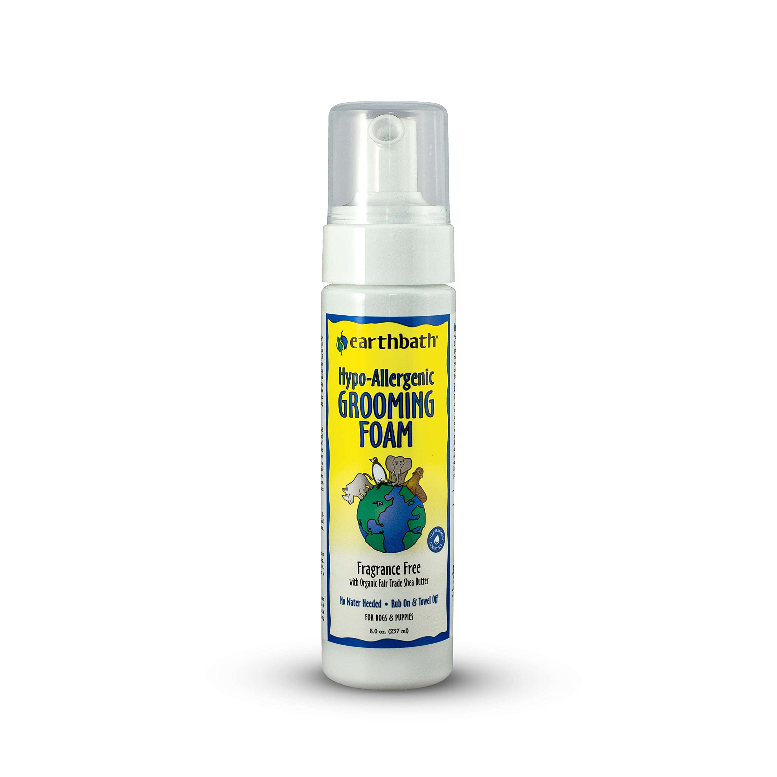 Earthbath Waterless Grooming Foam, 8 oz