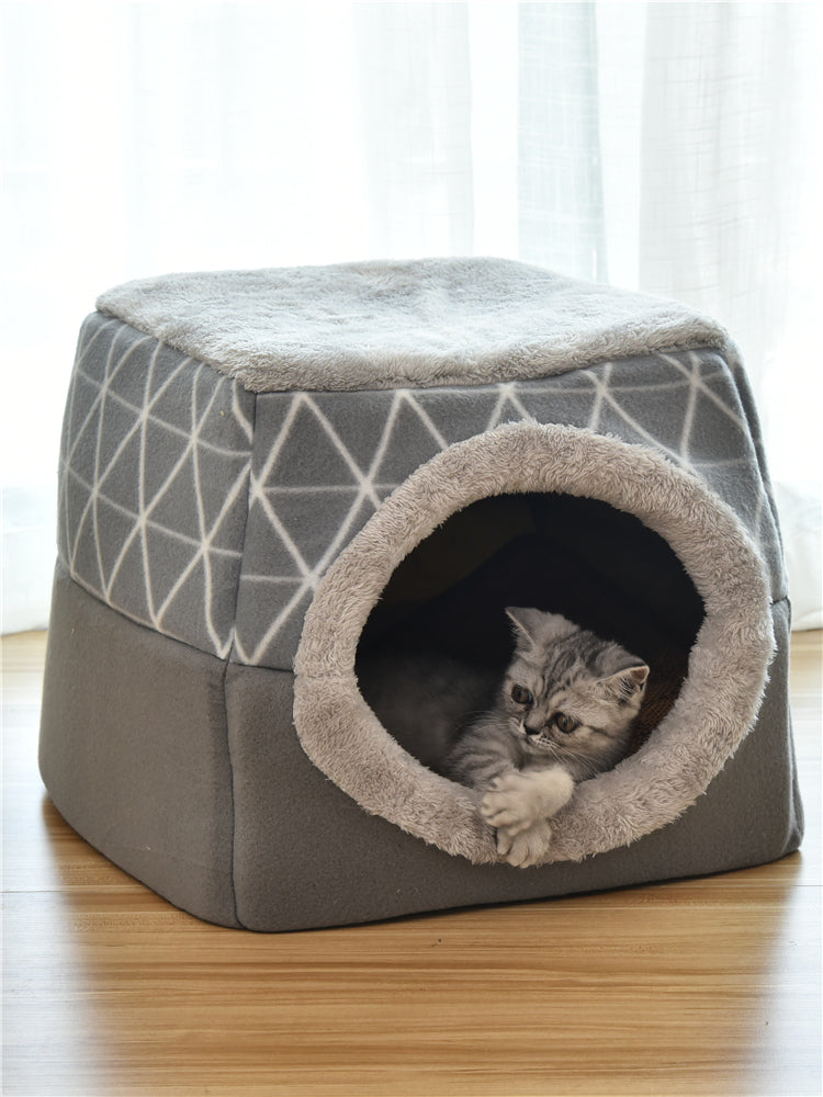 Pet Bed Villa — Dual-Use Space Capsule